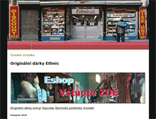 Tablet Screenshot of ethnic.cz